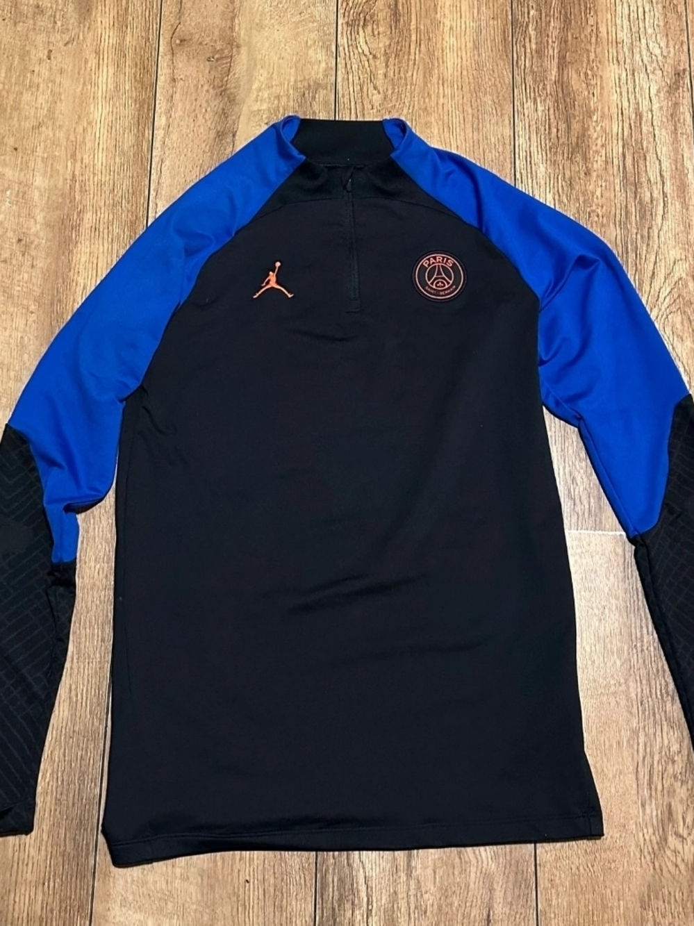 Jordan x PSG Black and Blue Training Top